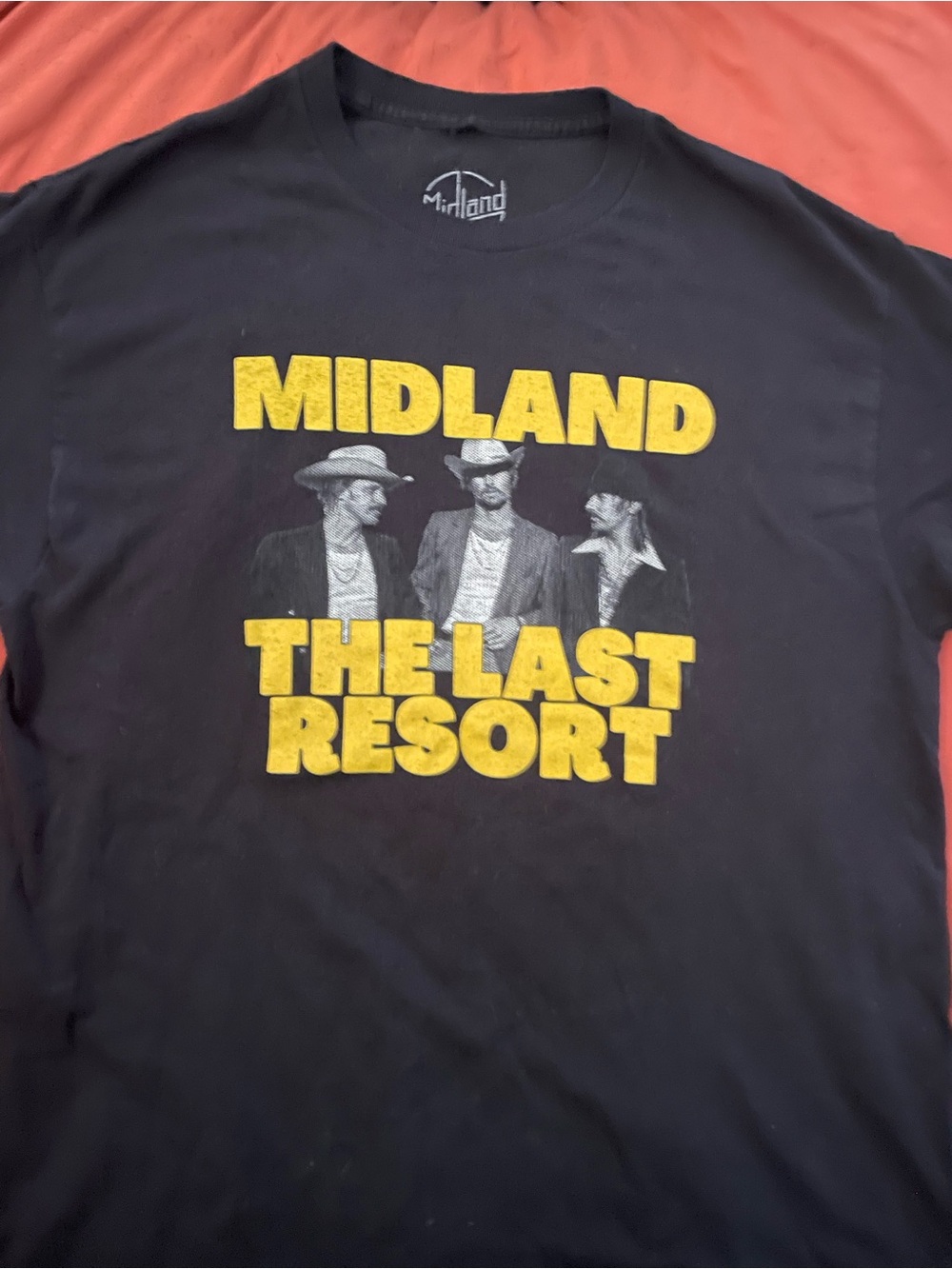 Midland Black 'The Last Resort' Graphic Tee